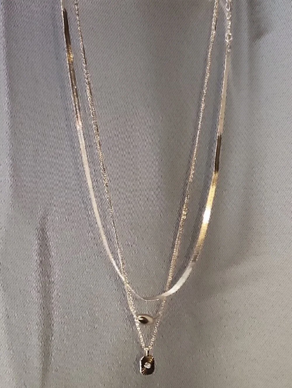 a new day Gold Multi-Layer Pendant Necklace